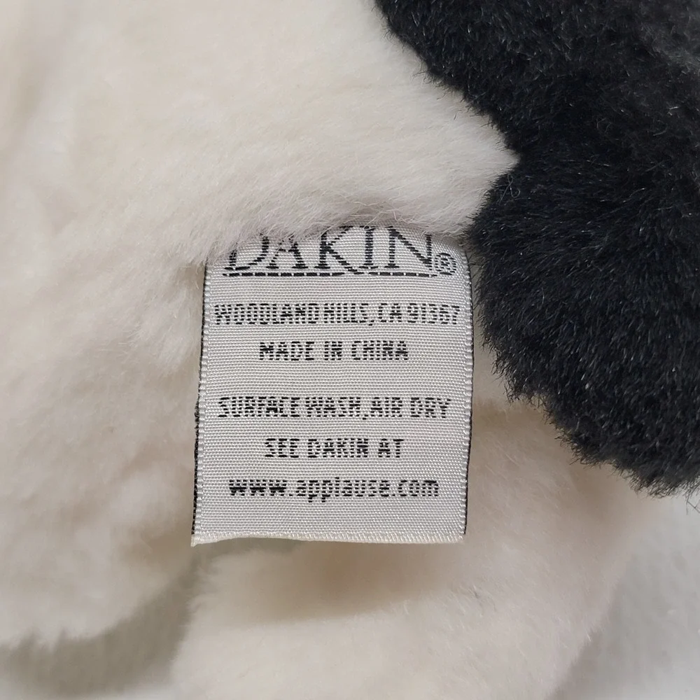 Dakin Baby Pups Brinkley Springer Spaniel White Black Puppy Dog Plush